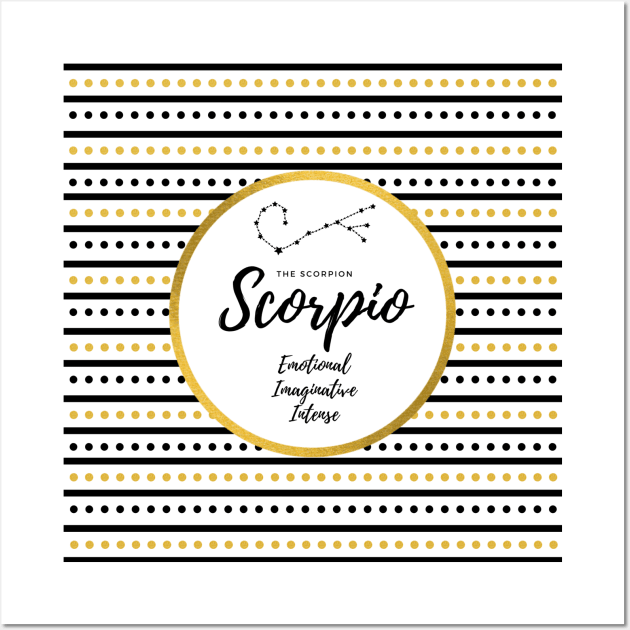 Zodiac Constellation | Scorpio Wall Art by Unpossible Tees